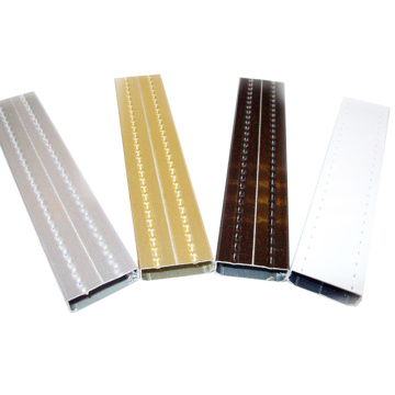 PVDF sprayed colorful aluminum spacers bars glass doors and windows hollow high-frequency welding aluminum strip